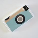 Camera Blue Vintage Retro Iphone 4/4s Case Modern..